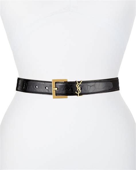 black ysl fanny pack|ysl belt size chart.